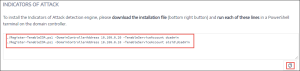 Indicator of Attack installation script