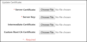 Server Certificate